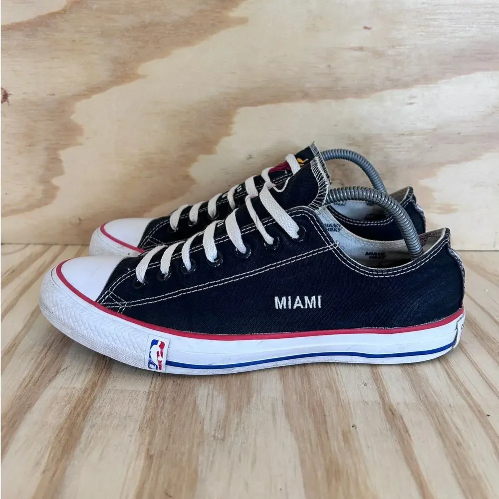 Converse All Star -CT Low Miami Heat NBA - Sneakers - Black - Men's - 9 -168164C - Picture 3 of 9